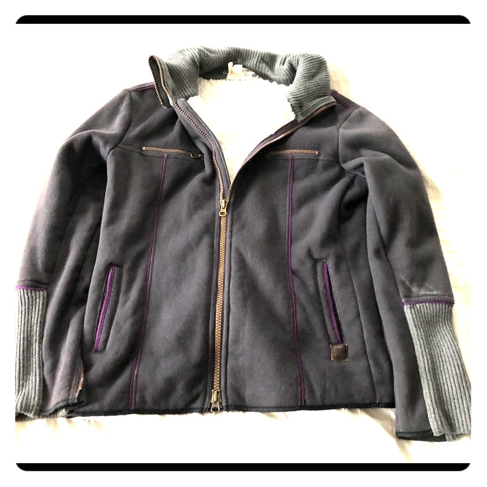 Title Nine sherpa lined sweater jacket.